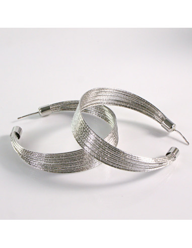 Kolczyki SREBRNE KOŁA 5 cm Lolita Akcesoria...