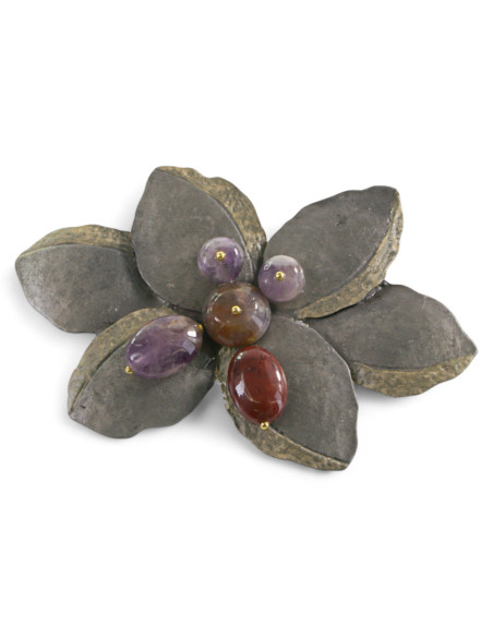 Broszka Brosza GALERYJNA DUŻY KWIAT XL Lolita Accessories Przypinka Ozdobna