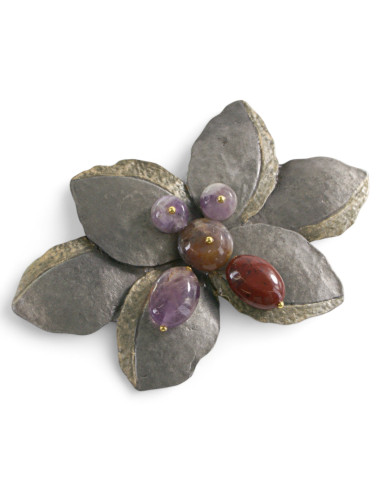 Broszka Brosza GALERYJNA DUŻY KWIAT XL Lolita...