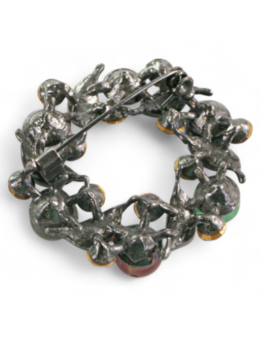 Klasyczna Broszka Brosza Galeryjna Wieniec...