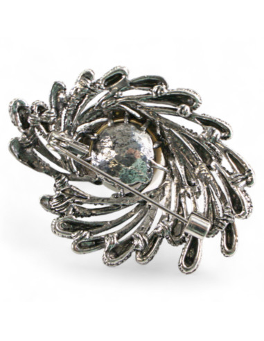 Broszka Brosza Galeryjna Gniazdo z Perłą Lolita...