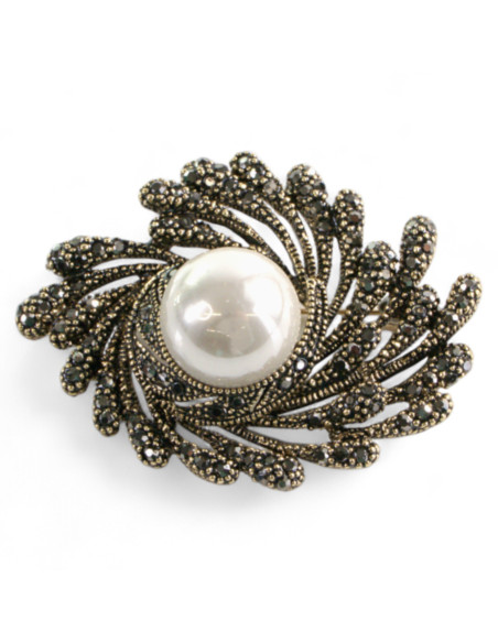 Broszka Brosza Galeryjna Gniazdo z Perłą Lolita Accessories