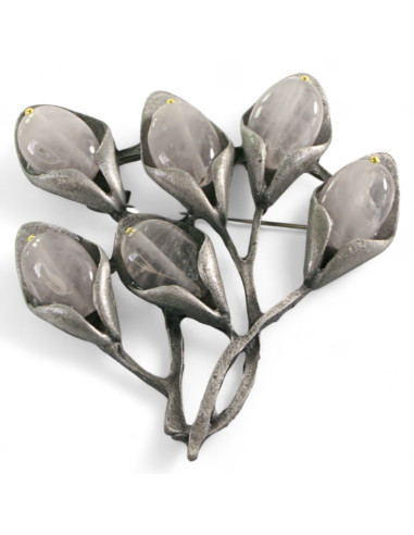 Broszka Brosza Gałązka Lolita Accessories szare...