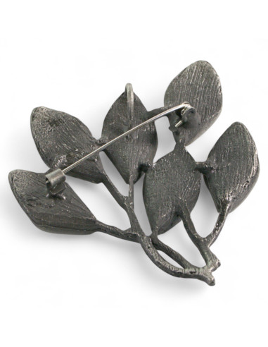 Broszka Brosza Gałązka Lolita Accessories szare...