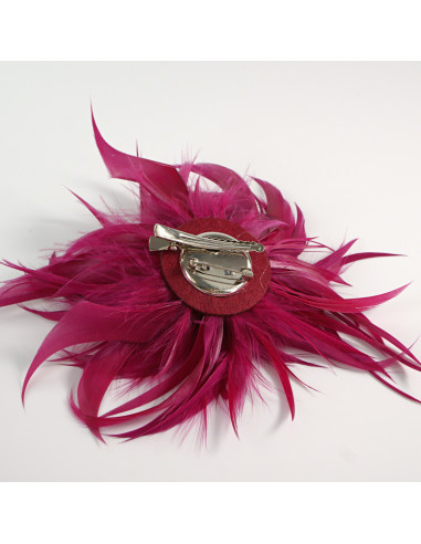 KWIAT Z PIÓR BROSZKA PRZYPINKA PIÓRA LOLITA...