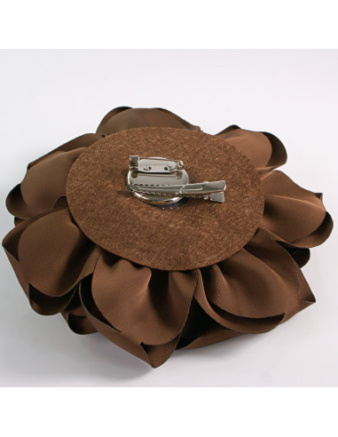 KWIAT Z MATERIAŁU RÓŻA BROSZKA PRZYPINKA LOLITA...