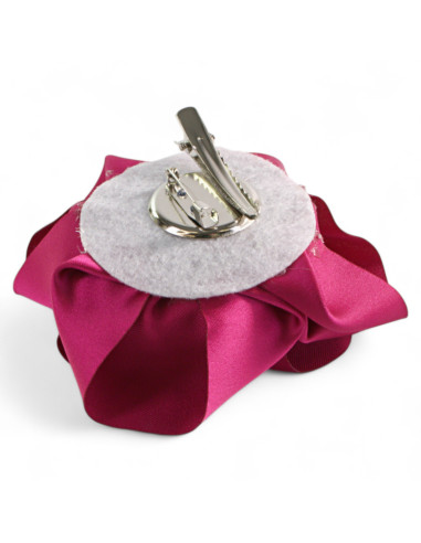 KWIAT Z MATERIAŁU RÓŻA BROSZKA PRZYPINKA LOLITA...