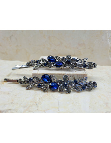 Wsuwka do włosów KWIATEK Z KRYSZTAŁEM ZESTAW 2...