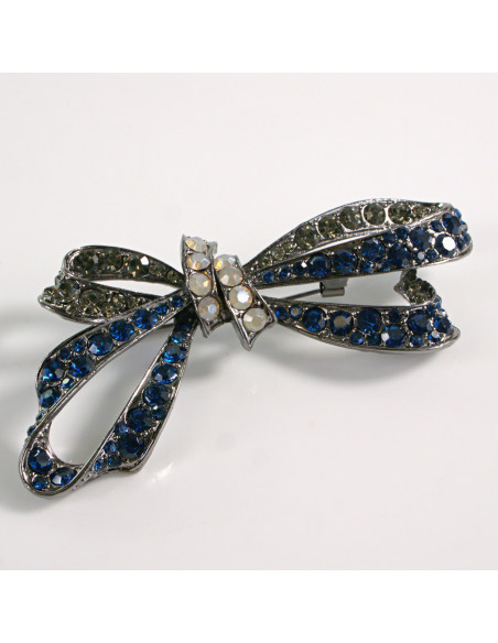 BROSZKA BROSZA KOKARDA Z KAMIENIAMI  LOLITA AKCESORIA