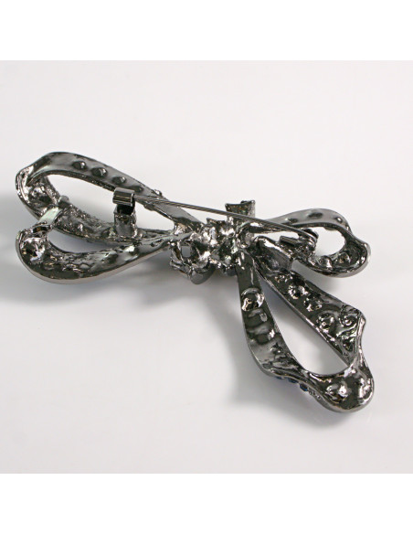 BROSZKA BROSZA KOKARDA Z KAMIENIAMI  LOLITA AKCESORIA