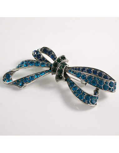 BROSZKA BROSZA KOKARDA Z KAMIENIAMI  ODCEINIE...