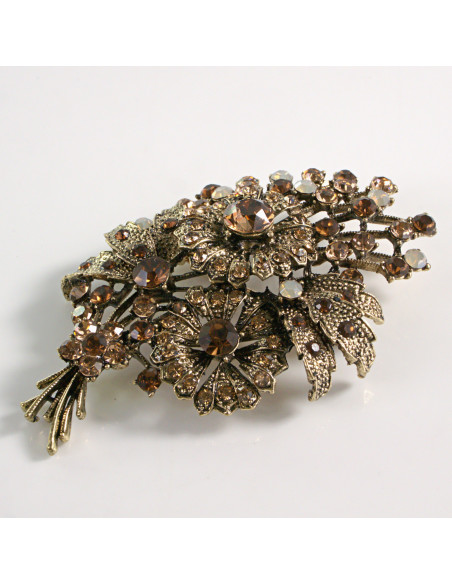 BROSZKA BROSZ BUKIET KWIATÓW Z KAMIENIAMI  LOLITA AKCESORIA