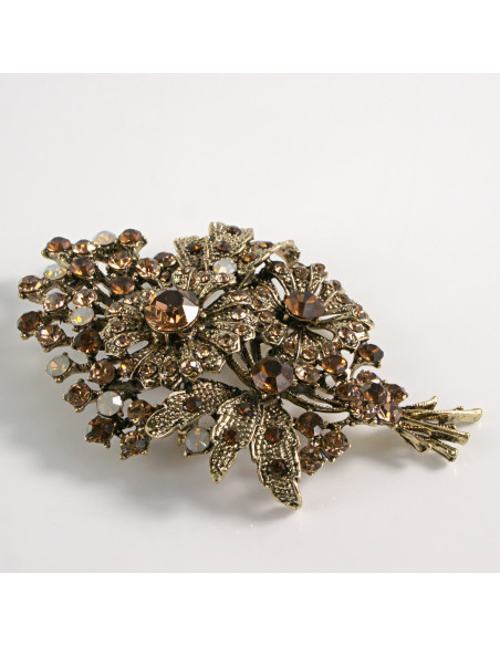 BROSZKA BROSZ BUKIET KWIATÓW Z KAMIENIAMI  LOLITA AKCESORIA