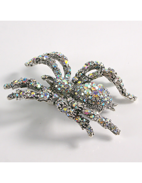 BROSZKA BROSZA PAJĄK Z KAMIENIAMI  CRYSTAL AB LOLITA AKCESORIA