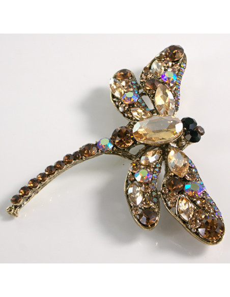 BROSZKA BROSZA DUŻA WAŻKA Z KAMIENIAMI  LOLITA AKCESORIA
