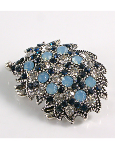 BROSZKA BROSZA NIEBIESKI JEŻ JEŻYK Z...