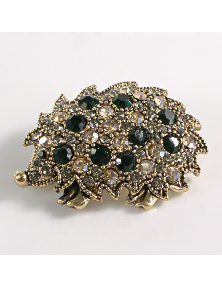 BROSZKA BROSZA JEŻ JEŻYK Z  KAMIENIAMI  LOLITA AKCESORIA