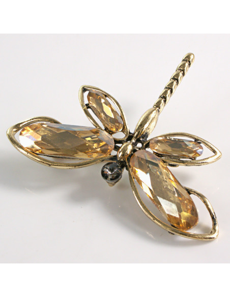 BROSZKA BROSZA OWAD  ZŁOTA  WAŻKA  LOLITA AKCESORIA