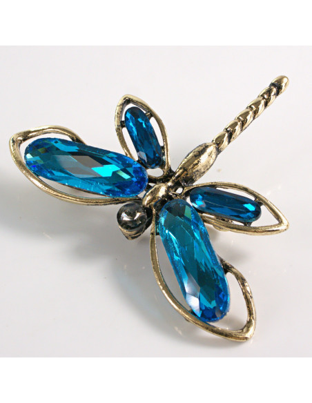 BROSZKA BROSZA OWAD  NIEBIESKA  WAŻKA  LOLITA AKCESORIA