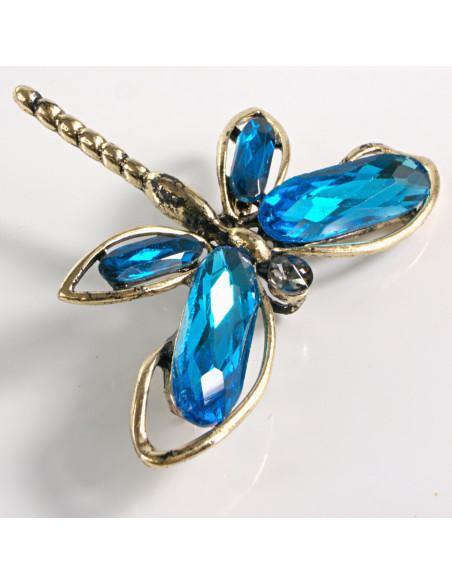 BROSZKA BROSZA OWAD  NIEBIESKA  WAŻKA  LOLITA AKCESORIA