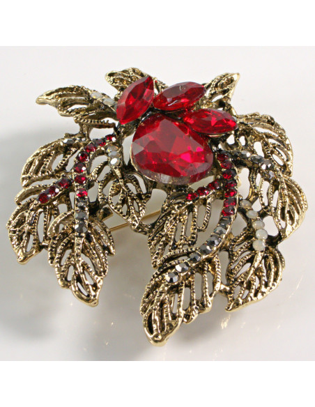 BROSZKA BROSZA ELEGANCKI KWIAT OZDOBA WIĄZAKA LOLITA AKCESORIA