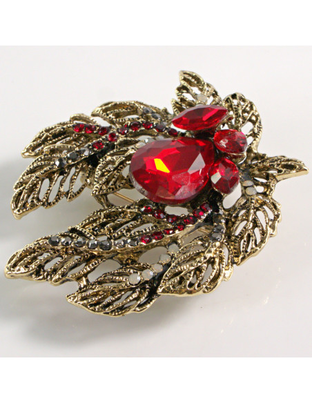 BROSZKA BROSZA ELEGANCKI KWIAT OZDOBA WIĄZAKA LOLITA AKCESORIA