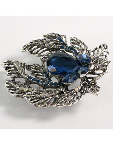 BROSZKA BROSZA NIEBIESKI KWIAT WIĄZANKA LOLITA...