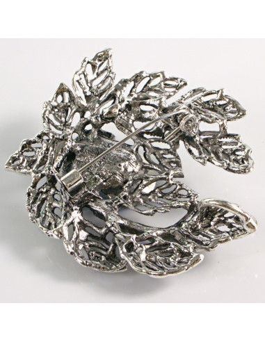 BROSZKA BROSZA NIEBIESKI KWIAT WIĄZANKA LOLITA...