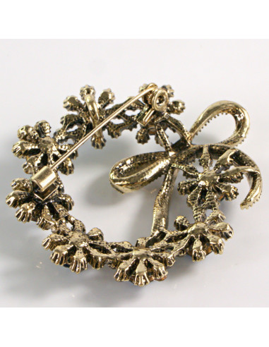 BROSZKA BROSZA ELEGANCKI WIENIEC WIANEK LOLITA...