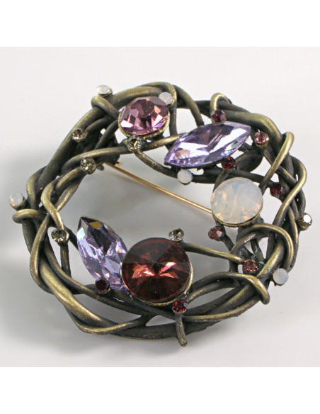 BROSZKA BROSZA GALERYJNA ELEGANCKI WIENIEC WIANEK LOLITA AKCESORIA