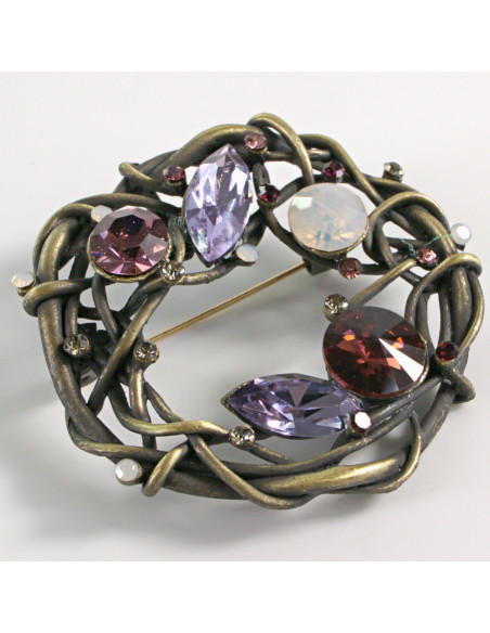 BROSZKA BROSZA GALERYJNA ELEGANCKI WIENIEC WIANEK LOLITA AKCESORIA