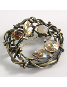 BROSZKA BROSZA GALERYJNA ELEGANCKI WIENIEC WIANEK LOLITA...