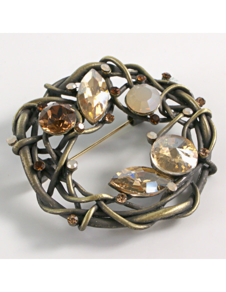 BROSZKA BROSZA GALERYJNA ELEGANCKI WIENIEC WIANEK LOLITA AKCESORIA