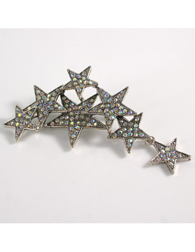 BROSZKA BROSZA GWIAZDY GWIAZDKI  CYRKONIE...