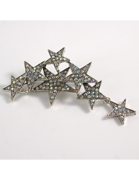 BROSZKA BROSZA GWIAZDY GWIAZDKI  CYRKONIE CRYSTAL AB LOLITA AKCESORIA