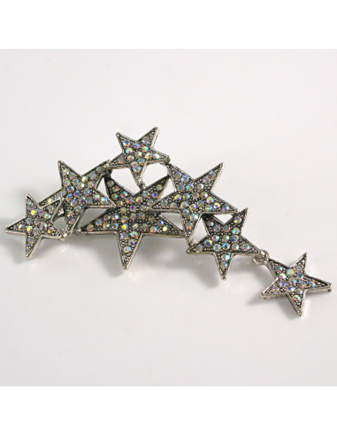 BROSZKA BROSZA GWIAZDY GWIAZDKI  CYRKONIE...