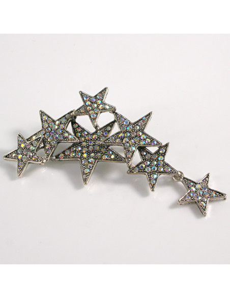 BROSZKA BROSZA GWIAZDY GWIAZDKI  CYRKONIE CRYSTAL AB LOLITA AKCESORIA