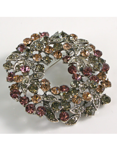 BROSZKA BROSZA VINTAGE WIENIEC  KOLORY...