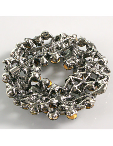 BROSZKA BROSZA VINTAGE WIENIEC GRAFITOWE...