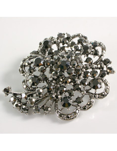 BROSZKA BROSZA DUŻA ROZETA WIENIEC Z KWIAT VINTAGE... 2