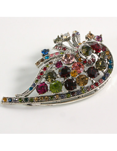 BROSZKA BROSZA RÓG OBFITOŚCI KOLORY VINTAGE...