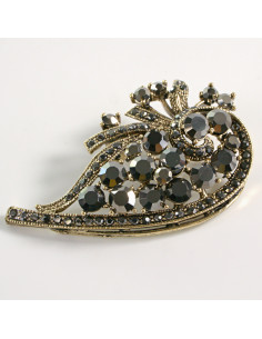 BROSZKA BROSZA RÓG OBFITOŚCI STARE ZŁOTO VINTAGE  LOLITA...