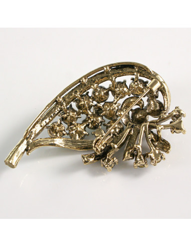 BROSZKA BROSZA RÓG OBFITOŚCI STARE ZŁOTO...