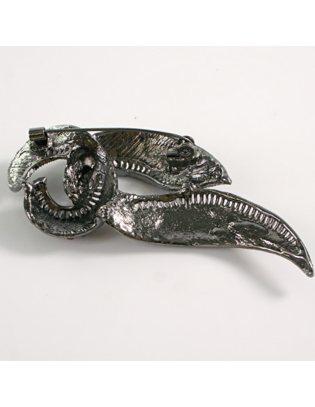 BROSZKA BROSZA ZAWIJAS RÓG OBFITOŚCI MAXI  VINTAGE  LOLITA AKCESORIA