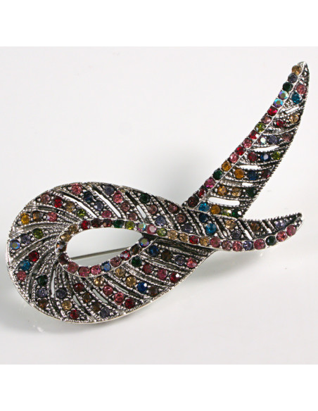 BROSZKA BROSZA  ZAWIJAS RÓG OBFITOŚCI  VINTAGE  LOLITA AKCESORIA