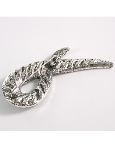 BROSZKA BROSZA  ZAWIJAS RÓG OBFITOŚCI  crystal...