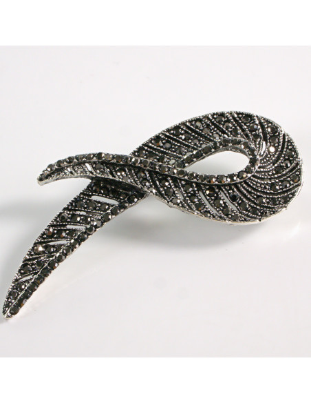 BROSZKA BROSZA  ZAWIJAS RÓG OBFITOŚCI  VINTAGE  LOLITA AKCESORIA