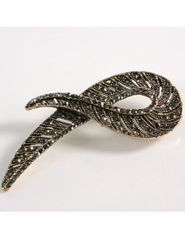 BROSZKA BROSZA  ZAWIJAS RÓG OBFITOŚCI STARE...