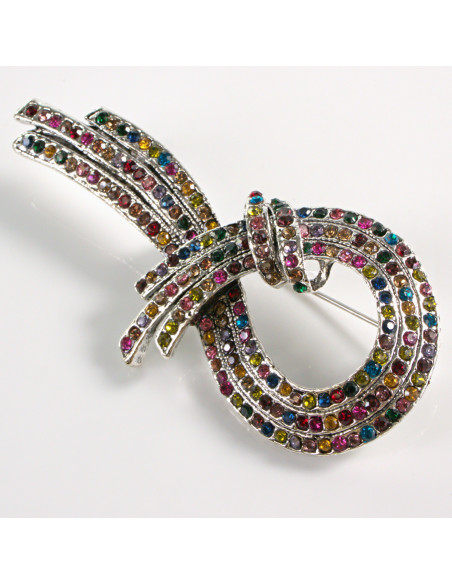 BROSZKA BROSZA  ZAWIJAS RÓG OBFITOŚCI  VINTAGE  LOLITA AKCESORIA