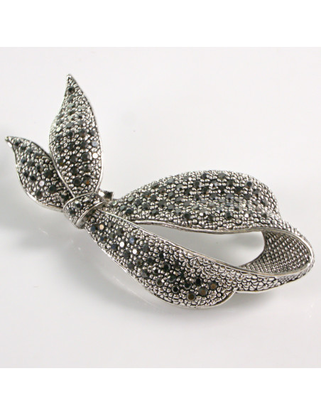 BROSZKA BROSZA  ZAWIJAS KOKARDKA KRAWATKA  VINTAGE  LOLITA AKCESORIA